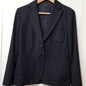 Unworn Rag & Bone Women's Virgin Wool Blazer in Black